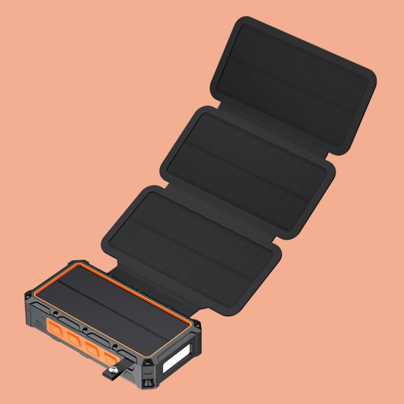 High Capacity Emergency Solar And Hand Crank Power Bank